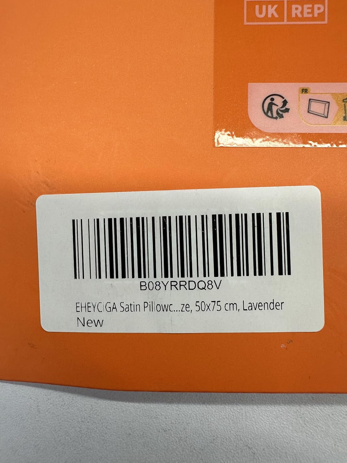 Satin Pillowcase Queen Set of 2, Soft Pillowcases for Hair and Skin Similar to Silk, Lavender Pillow Cases 2 Pack with Envelope Closure, 20X30 Inches