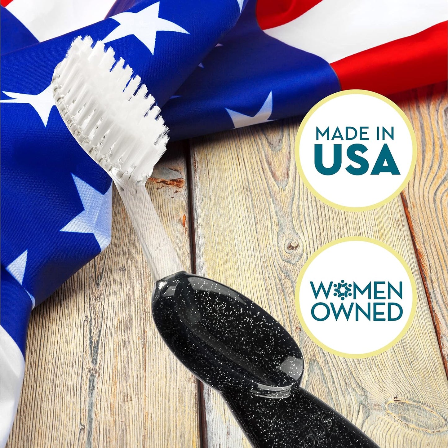 Toothbrush, Original Big Brush with Replaceable Head, Right Handed, Midnight Sky/Marble/Soda Pop, BPA Free & ADA Accepted, Pack of 3