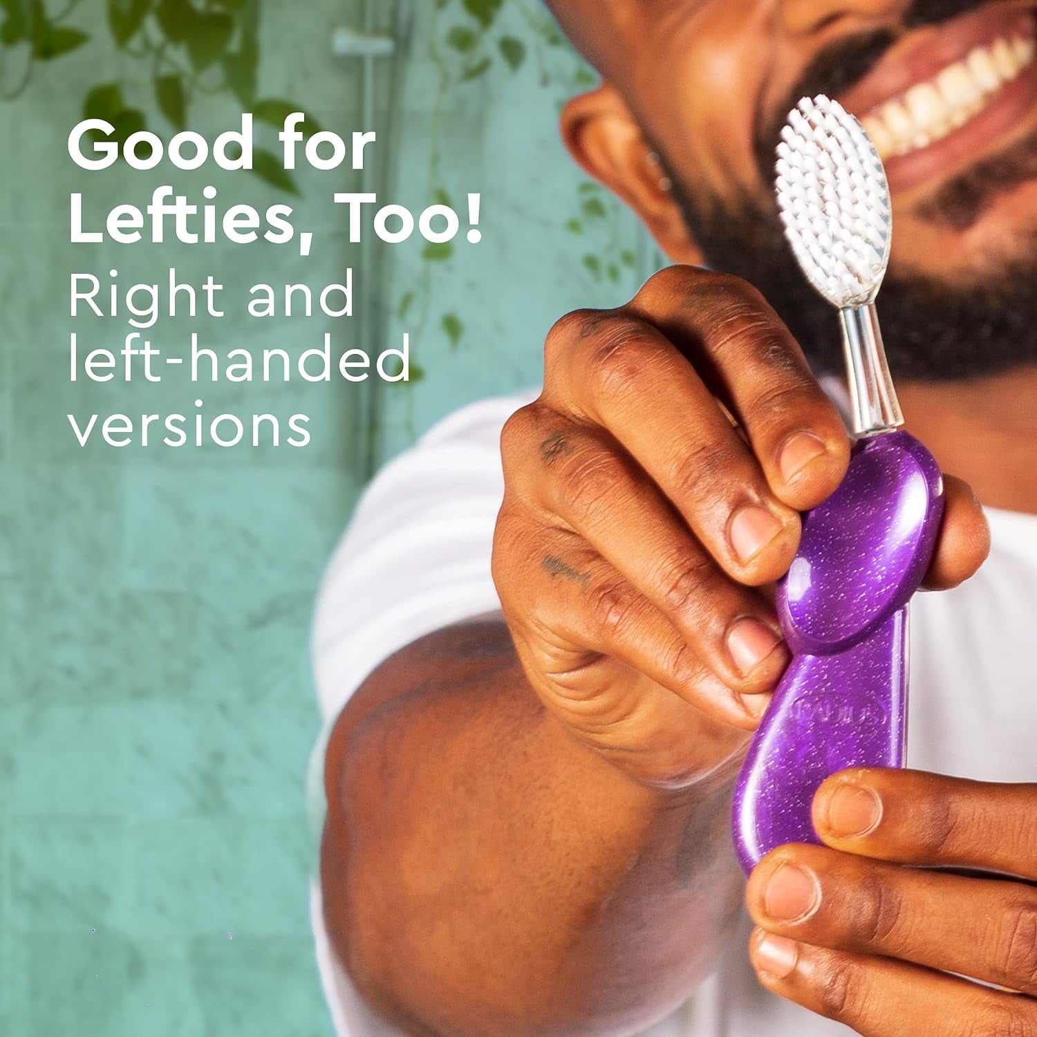 Toothbrush, Original Big Brush with Replaceable Head, Right Handed, Midnight Sky/Marble/Soda Pop, BPA Free & ADA Accepted, Pack of 3