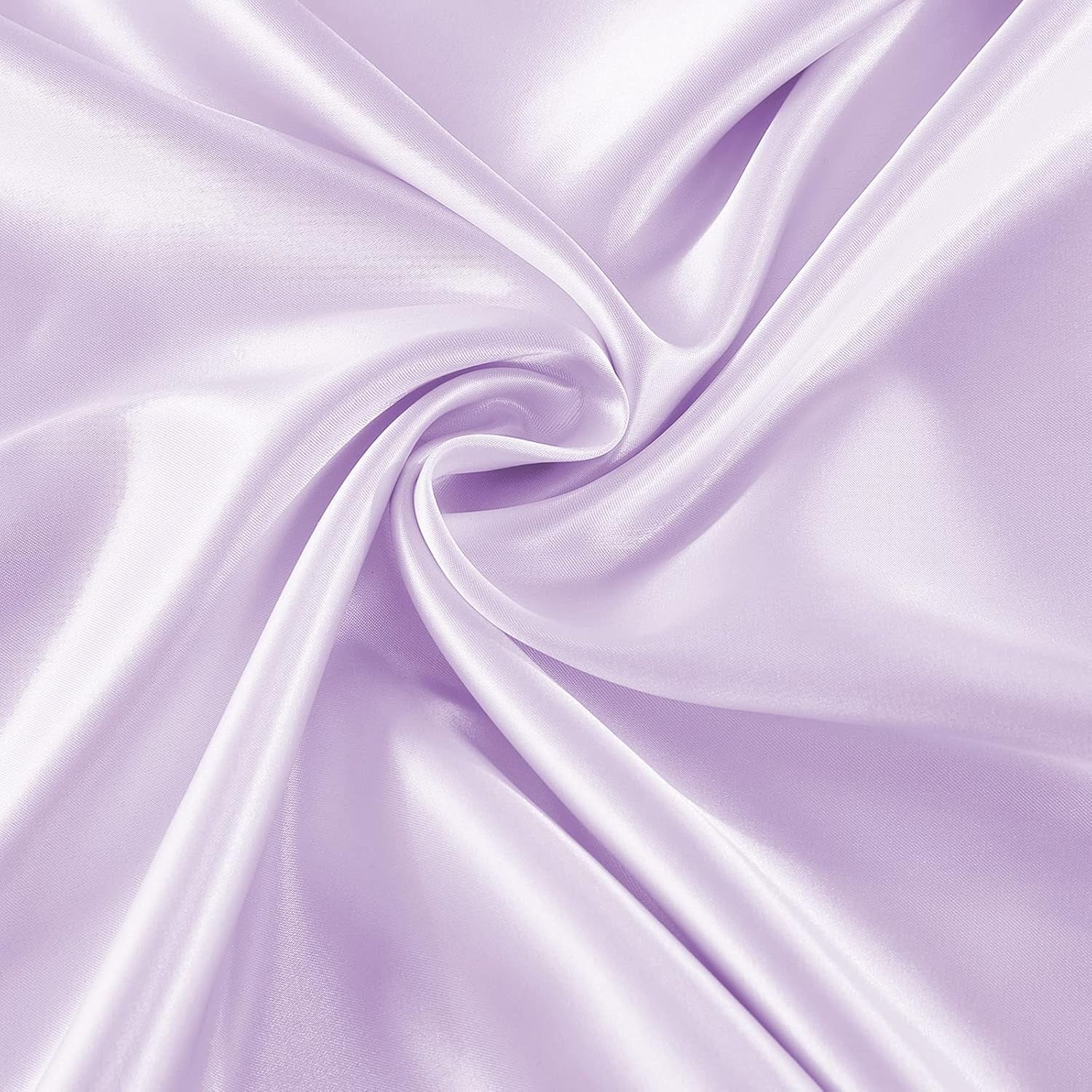 Satin Pillowcase Queen Set of 2, Soft Pillowcases for Hair and Skin Similar to Silk, Lavender Pillow Cases 2 Pack with Envelope Closure, 20X30 Inches