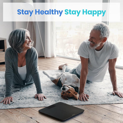 Scale for Body Weight, Digital Bathroom Scales for People, Most Accurate to 0.05Lb, Bright LED Display & Large Clear Numbers, Upgraded Quality for the Elderly Safe Home Use, 400 Lbs