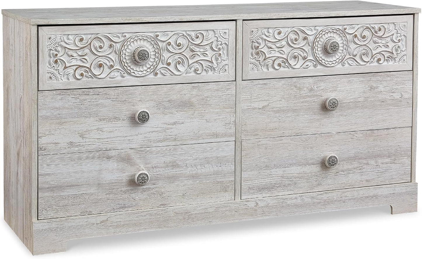 Paxberry Boho Dresser, Whitewash