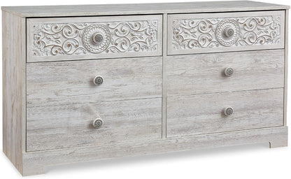 Paxberry Boho Dresser, Whitewash