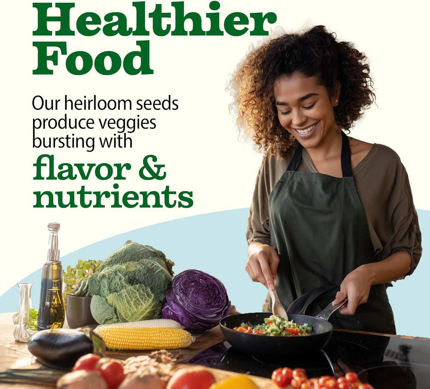 𝗨𝗦𝗔 𝗣𝗥𝗘𝗠𝗜𝗨𝗠 55 Vegetable Seeds Pack 28,000+ Non-Gmo Heirloom Seeds for Planting Vegetables, Survival Seed Vault, Garden Kit for Spring Fall Winter, Gift for Gardeners